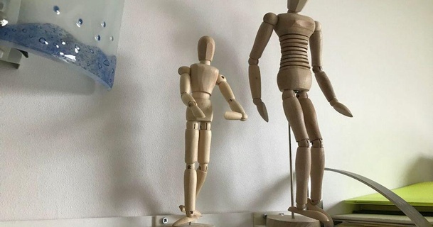 legno umano braccio manichino Bambola scaffali olgapavlov 3D Modelli arte design disegni thingiverse 3d print model - Mito3D