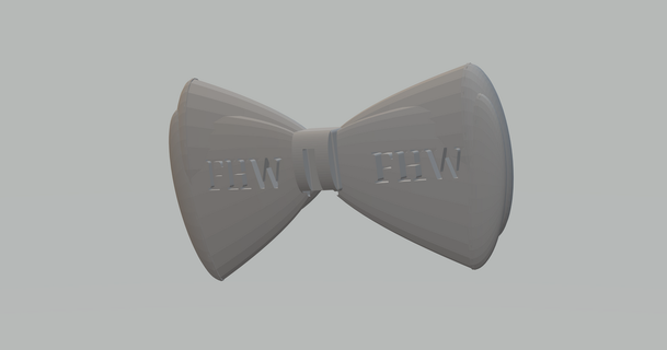fhw fibbia cravatta farfalla pagani officina 3D Modelli costumi Accessori costume 3d print model - Mito3D
