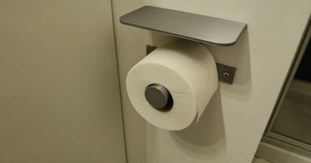 toilet holder replace ikea grundal antirez 3D Models Household Bathroom paper useful3dprints 3d print model - Mito3D