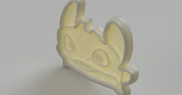 toothless cookie cutter treno Drago matschi 3D Modelli domestico cucina biscotto cookiecutter thingiverse come addestrare drago 3d print model - Mito3D