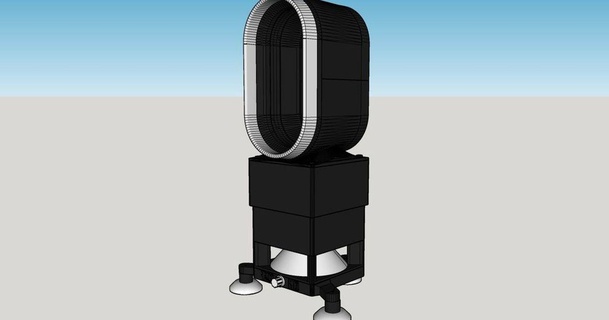 Dison ventilador estilo andrea 3D modelos passatempo fabricantes Ideias escrivaninha thingiverse mesa 3d print model - Mito3D