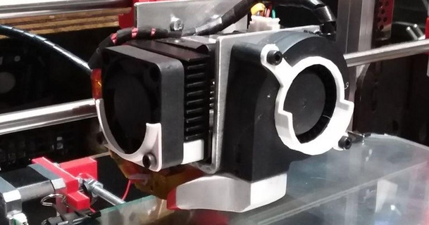 desviador fluxo ar andrea 3D modelos impressoras impressora partes Atualizações ventilador aneta8 thingiverse mk8 aneta8upgrade 3d print model - Mito3D