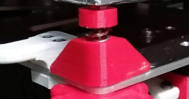 stabilizzatori molle letto + manopole andrea 3D Modelli stampanti Accessori primavera thingiverse springguide 3d print model - Mito3D