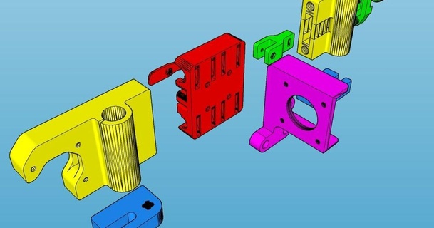asse ''x'' prusa i3 clone anet a8 andrea 3D Models Printers Prusa Parts & Upgrades prusai3 idler aneta8 3d print model - Mito3D