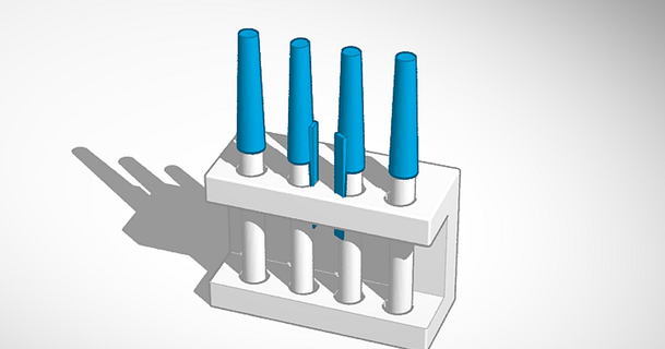 Stift Halter Unterstützung Peter 3D Modelle Haushalt Büro Bleistift 3d print model - Mito3D