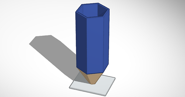 lápiz soporte pedro 3D modelos casa oficina bolígrafo 3d print model - Mito3D