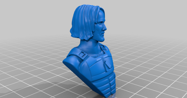cyberpunk 2077 keanu Reeves fracasso Artem 3D modelos mundo varreduras cyberpunk2077 thingiverse 3d print model - Mito3D