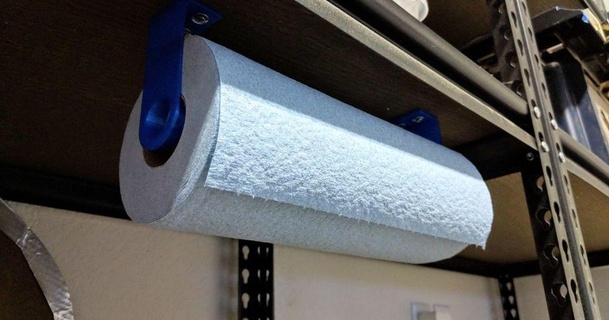 paper towel hanger nullgel 3D Models Household Office thingiverse 3d print model - Mito3D