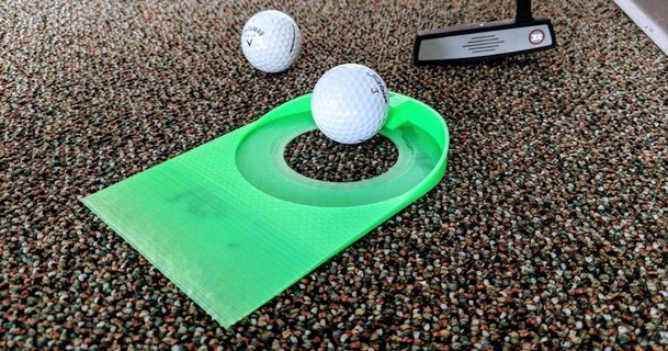 poniendo práctica taza anular 3D modelos Deportes aire libre golf thingiverse 3d print model - Mito3D