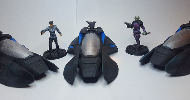 remanescente escorpião lutador etc 3D modelos brinquedos jogos veículos caminhada Romulan guerra jornada Estrelas scifi 3d print model - Mito3D