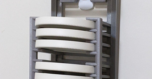 muji couvercle titulaire soutien rond bento boites yaumamyingénieur 3D modèles Ménage cuisine récipient espace rangement aliments grille 3d print model - Mito3D