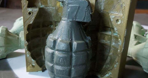 mkii piña granada molde chris nz 3D modelos Deportes aire libre thingiverse Guerra Mundial ww2 recreación 3d print model - Mito3D