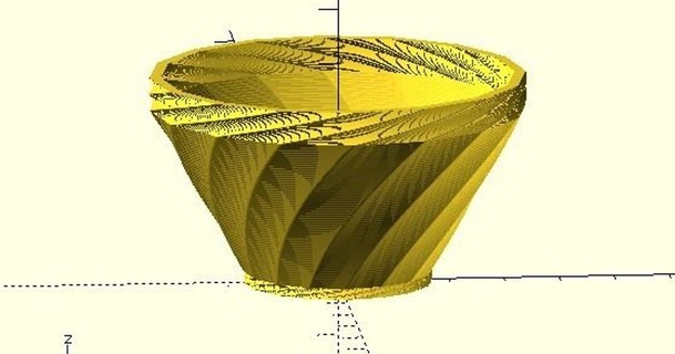 petit planteur openscad fichier tuile 3D modèles Ménage Extérieur jardin récipient personnalisateur chose universelle 3d print model - Mito3D