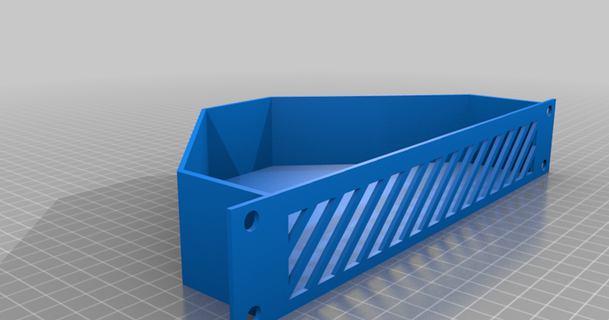 10 inch rack duct darkfox 3D Models Hobby & Makers Electronics rackmount thingiverse 10inch 1urack 3d print model - Mito3D