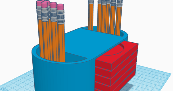Coaster ensemble crayon titulaire soutien fo43 3D modèles Ménage maison équipement verre porte crayons serviette table 3d print model - Mito3D