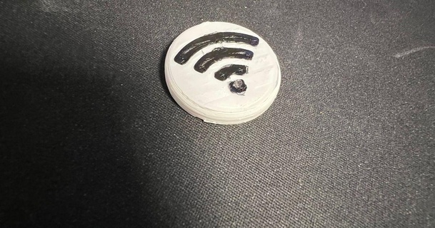 relieve Wifi nfc emparejamiento botón godvik3d 3D modelos artilugio 3d print model - Mito3D