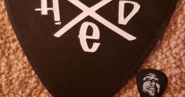 hed pe jumbo guitar pick that1awesomeguy 3D Models Hobby & Makers Music thingiverse 3d print model - Mito3D