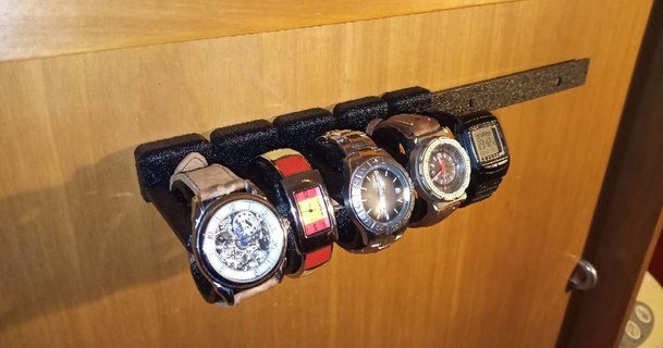 expositor de relojes pulseras anillos reordenable leondante 3D Models Fashion Other Accessories modular reloj anillo pulsera 3d print model - Mito3D