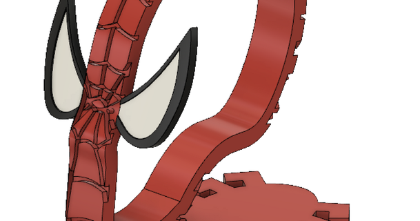 hombre araña auricular estante soporte 3 bases scochrane17 3D modelos casa oficina maravilla superhéroe 3d print model - Mito3D