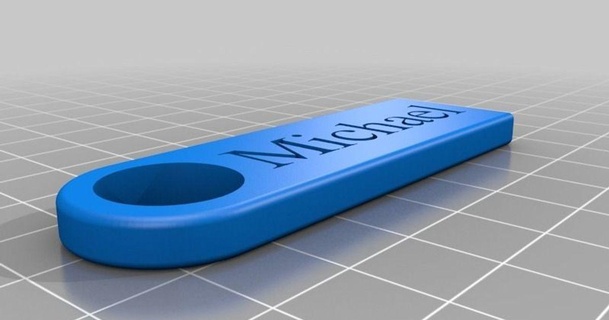 michael rich l 3D Models Fashion Other Accessories thingiverse customized 3d print model - Mito3D