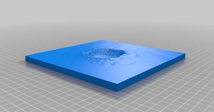 meteorito cráter petr novacek descargar gratis stl modelo imprimiblescom 3d modelos aprendizaje objetos 3d print model - Mito3D