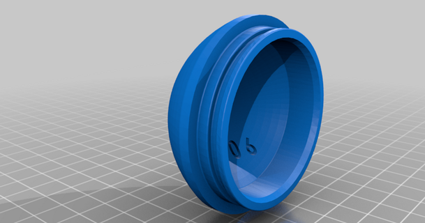 american racing wheel center cap ar699 ar198 atypicalengineer808 3D Models Hobby & Makers Automotive thingiverse 3d print model - Mito3D