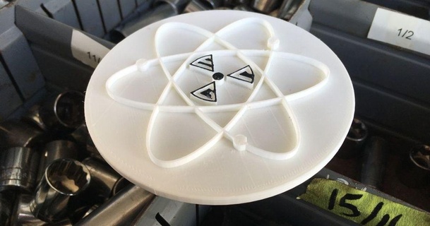 Kahve Fincan kapak atomik Radkon nükleer atypicalengineer808 3D modeller ev halkı mutfak şeytani 3d print model - Mito3D