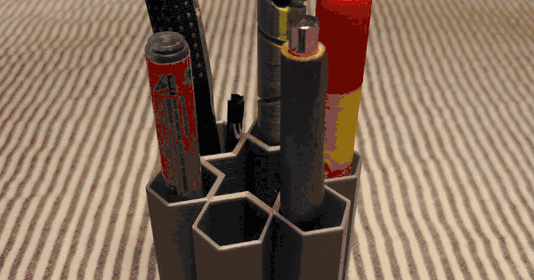 pen stand gillis 3D Models Hobby & Makers Organizers 3d print model - Mito3D