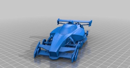cohete liga ánimo gp pille descargar gratis stl modelo imprimiblescom 3d modelos juguetes juegos vehiculos coches cohetes videojuego 3d print model - Mito3D