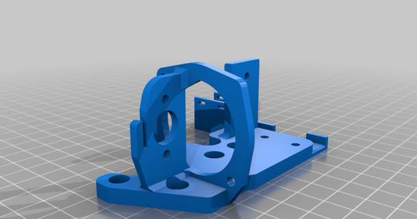 biqu h2 adaptateur assiette ender 3 bltouch monter agrégat 3D modèles imprimantes créalité pièces mises niveau chose universelle 3d print model - Mito3D