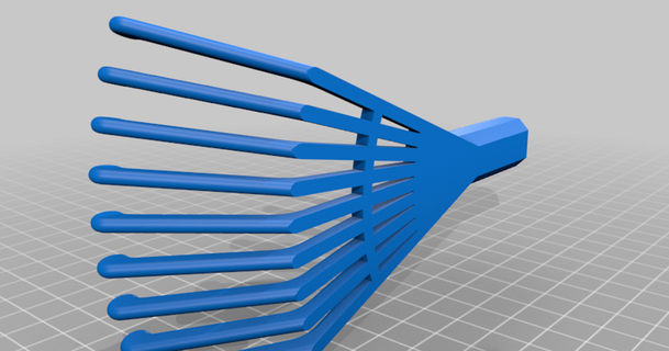 mini ancinho costas arranhador achkars 3D modelos passatempo fabricantes Ferramentas thingiverse 3d print model - Mito3D