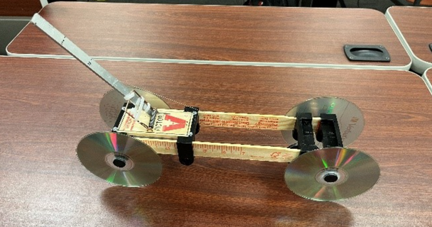 piege souris voiture paresseux Flèche 3D modèles apprentissage ingénierie souricièrevoiture 3d print model - Mito3D