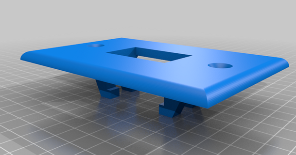 saída suporte cobrir bainha rpanachi 3D modelos casa equipamento thingiverse tampa 3d print model - Mito3D
