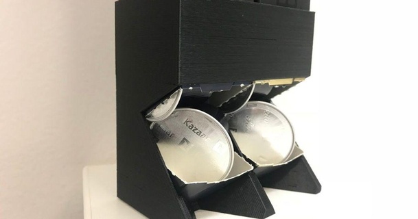 dust Nespresso Kapsel Halter Unterstützung Boxen Ausführung rpanachi 3D Modelle Haushalt Haus Ausrüstung thingiverse 3d print model - Mito3D