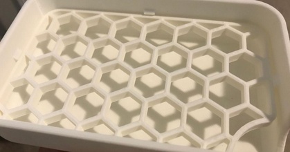 sabun Kulp destek kilitli dolgu maddesi buz çiçeği indir Bedava stl model printablescom 3d modeller ev halkı banyo kutusu Sabun tutucu tepsisi 3d print model - Mito3D
