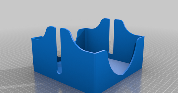 Serviette Halter Unterstützung Schlägereien 3D Modelle Haushalt Büro thingiverse Serviettenhalter Servietten 3d print model - Mito3D