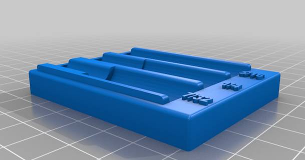 cassetto organizzatore presa impostato sbandate 3D Modelli passatempo creatori utensili adattatore organizzazione cricchetto thingiverse 3d print model - Mito3D