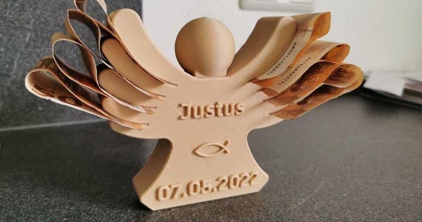 para melek vaftiz mevcut engel hediyesi buzak 3D modeller ev halkı ekipman şeytani etmek 3d print model - Mito3D