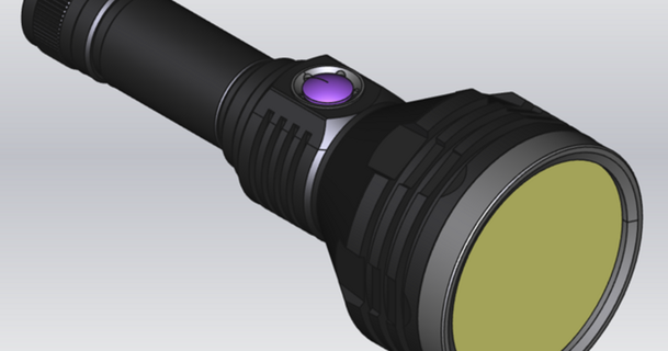 noctigon k1 scale wuspy 3D Models Hobby & Makers Electronics flashlight 3d print model - Mito3D
