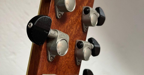 cort guitarra máquina cabeza mando Grover Antonio lucioperca 3D modelos pasatiempo hacedores música 3d print model - Mito3D