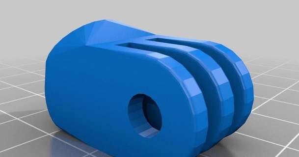 personnalisé Go Pro montures skyflex bras 20mm hache 45 degres pierre 3D modèles gadgets photo vidéo chose universelle 3d print model - Mito3D