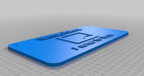 Vers Pierre 3D Modelle Kunst Design 2D Platten Logos thingiverse angepasst 3d print model - Mito3D