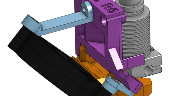 prusa mk3s+ rhd ventilador sudario conducto revc goldbird3 3D modelos impresoras partes actualizaciones extrusora mk3s cubierta 3d print model - Mito3D