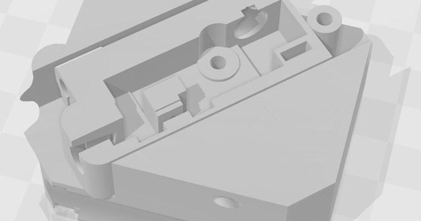prusa mini+ extruder placeholder integrated filament runout sensor oliver-andre 3D Models Printers Prusa Parts & Upgrades prusamini directdrive 3d print model - Mito3D