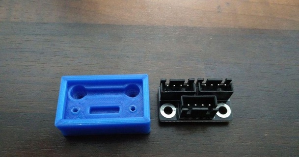 lerdge stepper splitter holder xylenc4 3D Models Printers Accessories thingiverse dualzaxis ysplitter 3d print model - Mito3D