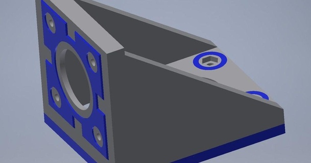 Ultimaker 2 Feeder Halter Unterstützung integriert anti vibration xylenc4 3D Modelle Drucker Zubehör thingiverse 3d print model - Mito3D