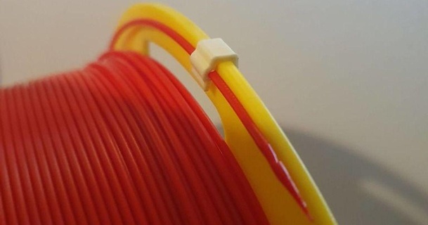 Filament Clip 123 3d Spule Reifen 3D Modelle Drucker Zubehör Filamentpool Filamenthalter Filamentclip 3d print model - Mito3D