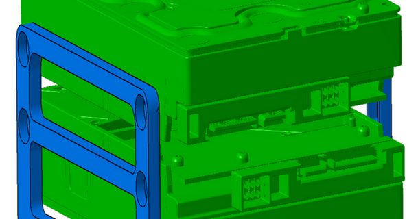 35 Incursão disco rígido montagens ventilador 120mm orifício padronizar andreas 3D modelos passatempo fabricantes eletrônicos fanmount Duplo 3d print model - Mito3D