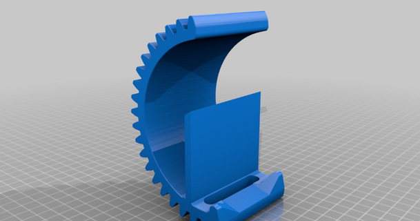 geared smartphone holder wire relief matt2c 3D Models Hobby & Makers Other Ideas thingiverse 3d print model - Mito3D