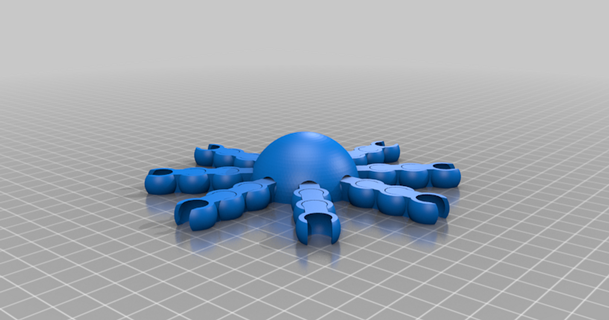 articulado araña pulpo nicoconex 3D modelos artilugio thingiverse 3d print model - Mito3D